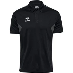 hummel T-Shirt hmlAUTHENTIC Functional Poloshirt Schwarz/Dunkelblau
