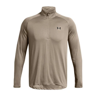 UNDER ARMOUR Sportshirt 'Tech 2.0' Khaki/Braun/Grau
