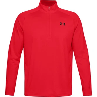 UNDER ARMOUR Sportshirt 'Tech 2.0' rot/schwarz