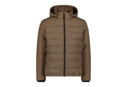 CMP Herren Jacke Zip Hood 34K0147 Braun/Khaki/Beige/Grau
