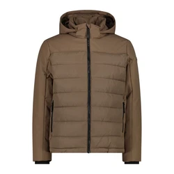 CMP Herren Jacke Zip Hood 34K0147 Braun/Khaki/Beige/Grau