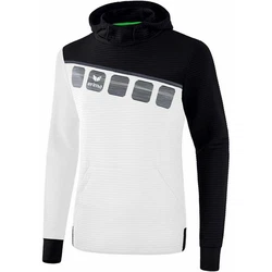 Erima Sweatshirt 5-C Kapuzensweat Weiß/Dunkelblau/Grün/Schwarz