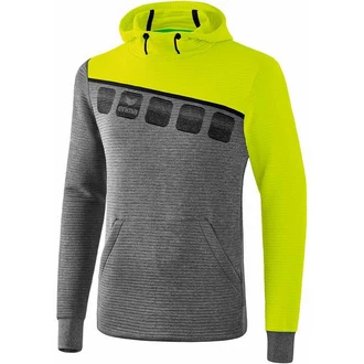 Erima Sweatshirt 5-C Kapuzensweat Gelb/Neonfarben/Grün Erima Sweatshirt 5-C Kapuzensweat Gelb/Neonfarben/Grün