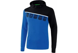 Erima Sweatshirt 5-C Kapuzensweat Blau