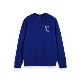Scotch & Soda Fleecepullover Herren Sweatshirt Chest Artworks (156781) 156781