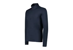 CMP Langarmshirt Rollkragenpullover Man Sweat SCHWARZ/BLAU (30L1097)