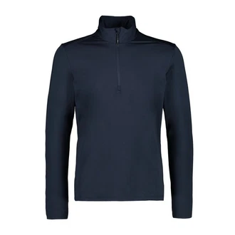 CMP Langarmshirt Rollkragenpullover Man Sweat SCHWARZ/BLAU (30L1097)