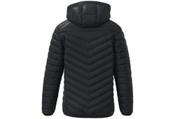 Erima Winterjacke Herren Steppjacke Schwarz/Dunkelgrün/Grün