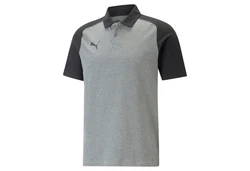 PUMA Poloshirt teamCUP Casuals Polo (657991) Dunkelgrau/Grau/Hellgrau