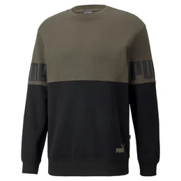 Fleecepullover Herren Pullover POWER Colorblock Crew 589430