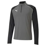 PUMA Sweatshirt teamLIGA HalfZip Sweatshirt Dunkelgrau/Grau/Rot