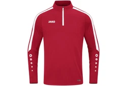 Jako Trainingspullover Ziptop Power Rot/Dunkelrot/Rosa