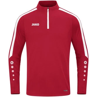 Jako Trainingspullover Ziptop Power Rot/Dunkelrot/Rosa