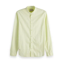 Kurzarmhemd Herren Langarmhemd Collarless Shirt 148894