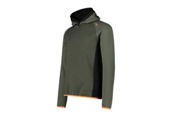 CMP Kapuzensweatshirt Herren Stretch Performance Hoodie MAN SWEAT FIX HOOD oliv melange