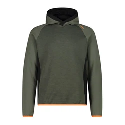CMP Kapuzensweatshirt Herren Stretch Performance Hoodie MAN SWEAT FIX HOOD oliv melange