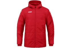 Jako Winterjacke Coachjacke Team mit Kapuze Rot/Dunkelrot