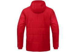 Jako Winterjacke Coachjacke Team mit Kapuze Rot/Dunkelrot
