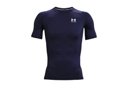 Under Armour Herren UA HG Armour Comp SS T-Shirt dunkelblau/wei