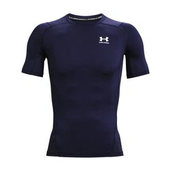 Under Armour Herren UA HG Armour Comp SS T-Shirt dunkelblau/wei