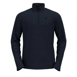 Odlo Rollkragenpullover Midlayer 1/2 Zip Roy Dunkel Saphir/Schwarz
