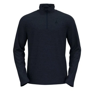 Odlo Rollkragenpullover Midlayer 1/2 Zip Roy Dunkel Saphir/Schwarz