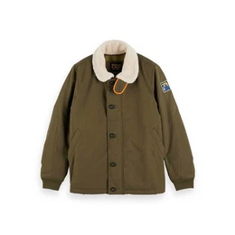 Winterjacke Herren Jacke short teddy collar jacket 152000