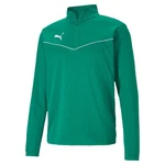 PUMA teamRISE HalfZip Sweatshirt Grün/Neonfarben/Dunkelgrün