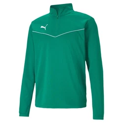 PUMA teamRISE HalfZip Sweatshirt Grün/Neonfarben/Dunkelgrün