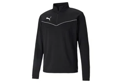 PUMA teamRISE HalfZip Sweatshirt Rot/Schwarz