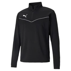 PUMA teamRISE HalfZip Sweatshirt Rot/Schwarz