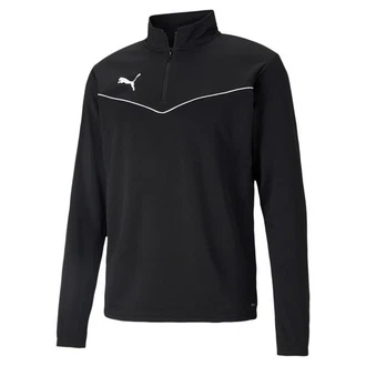 PUMA teamRISE HalfZip Sweatshirt Rot/Schwarz