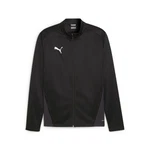 PUMA Sweatjacke teamGOAL Trainingsjacke Schwarz/Grau/Dunkelgrau/Rot