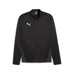PUMA Sweatjacke teamGOAL Trainingsjacke Schwarz/Grau/Dunkelgrau/Rot