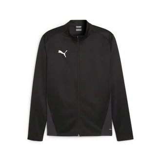 PUMA Sweatjacke teamGOAL Trainingsjacke Schwarz/Grau/Dunkelgrau/Rot