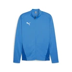 PUMA Sweatjacke teamGOAL Trainingsjacke Blau/Hellblau