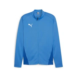 PUMA Sweatjacke teamGOAL Trainingsjacke Blau/Hellblau