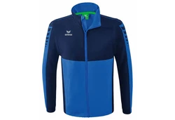 Erima Allwetterjacke Six Wings Hellblau/Blau/Dunkelblau