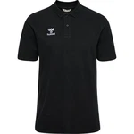 hummel Poloshirt Regular Fit mit klassischem Umlegekragen (7926) Schwarz (7926)