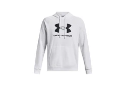 Under Armour Hoodie Rival Fleece Logo HD 1379758 Grau/Rot/Hellgrau/Weiß