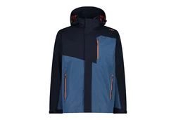 CMP Doppeljacke MAN JACKET ZIP HOOD DETACHABLE INN. Gre/Blau