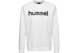 hummel Pullover Go Cotton Logo Sweatshirt Weiß (7250/203515)