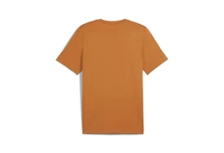 PUMA T-Shirt Essentials Small Logo Tee Orange/Braun