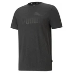 CARE OF BY PUMA Essentials Heather Tee dunkelgrau / schwarz (586736)