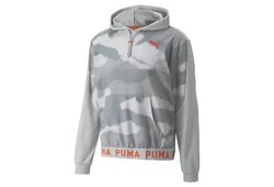 CARE OF BY PUMA Sweater Train Aop Hoodie Herren Sweater Rot/Hellblau/Dunkelgrün/Grau/Braun
