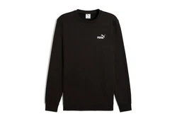 PUMA Fleecepullover ESS Small No. 1 Logo Crew Schwarz