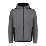 CMP Kapuzensweat MAN JACKET FIX HOOD Poncho FUMO MEL.-NERO