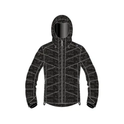 CMP Herren Jacke MAN JACKET FIX HOOD Nero Mel. (33W0977)