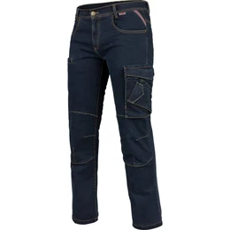 Wrth MODYF Workerjeans Stretch X Multipocket fr Handwerker in moderner Denim-Optik Bequeme, strapazierfhige Jeans mit Taschen