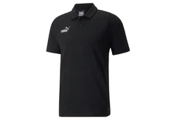 PUMA Poloshirt teamFINAL Casuals Polo schwarz